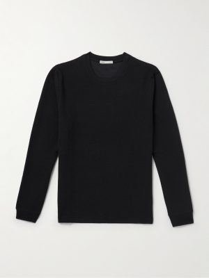 Waffle-Knit T-Shirt
