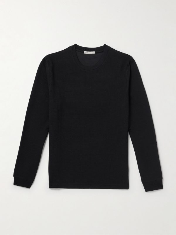 Waffle-Knit T-Shirt Waffle-Knit T-Shirt