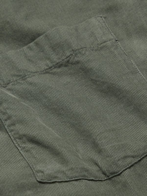 Garment-Dyed Cotton-Corduroy Shirt - E1