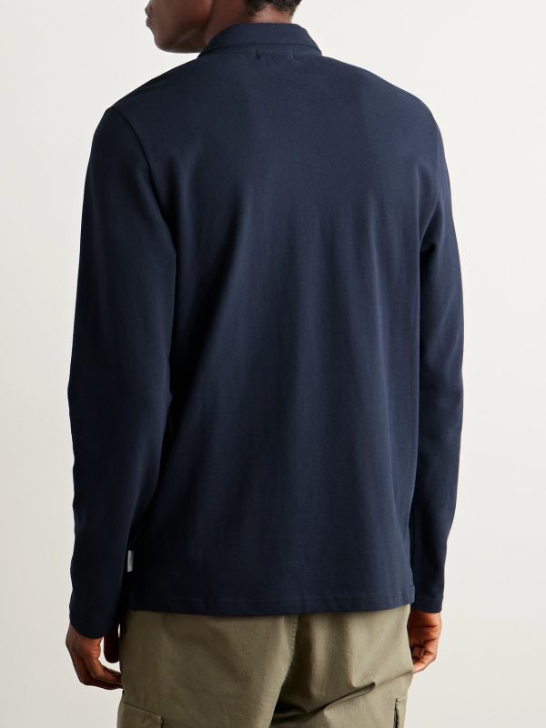Cotton-Piqué Polo Shirt - BK