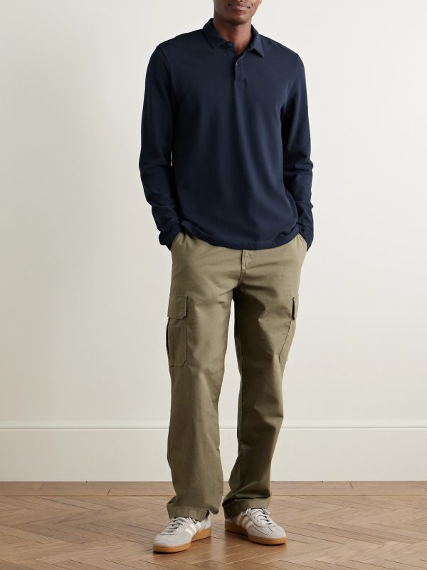 Cotton-Piqué Polo Shirt - OU