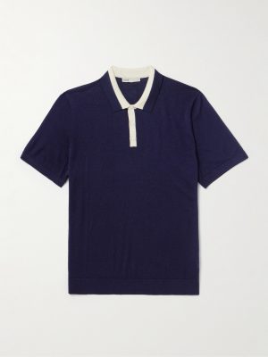 Slim-Fit Merino Wool Polo Shirt Slim-Fit Merino Wool Polo Shirt