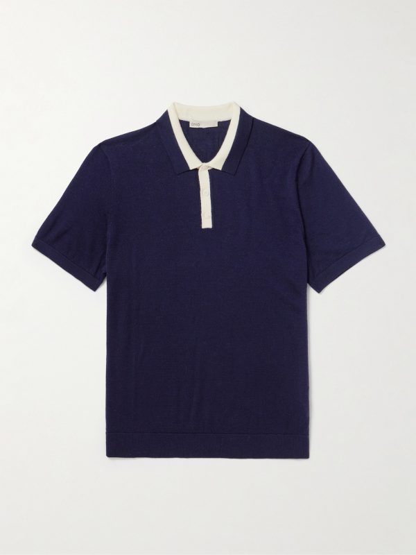 Slim-Fit Merino Wool Polo Shirt Slim-Fit Merino Wool Polo Shirt
