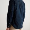 Garment-Dyed Cotton-Corduroy Shirt - BK