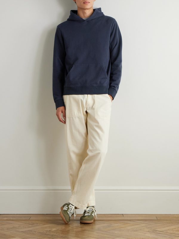 Stretch Cotton-Jersey Hoodie - OU Stretch Cotton-Jersey Hoodie - OU