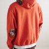 Logo-Print Appliquéd Cotton-Jersey Hoodie - BK Logo-Print Appliquéd Cotton-Jersey Hoodie - BK