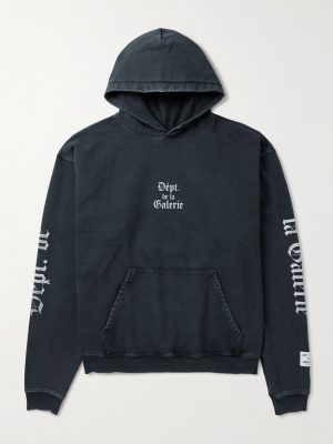Logo-Print Cotton-Jersey Hoodie