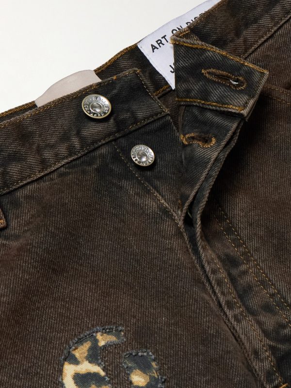 G-Time Flared Logo-Appliquéd Jeans - E1 G-Time Flared Logo-Appliquéd Jeans - E1