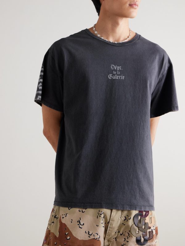 Logo-Print Cotton-Jersey T-Shirt - FR Logo-Print Cotton-Jersey T-Shirt - FR