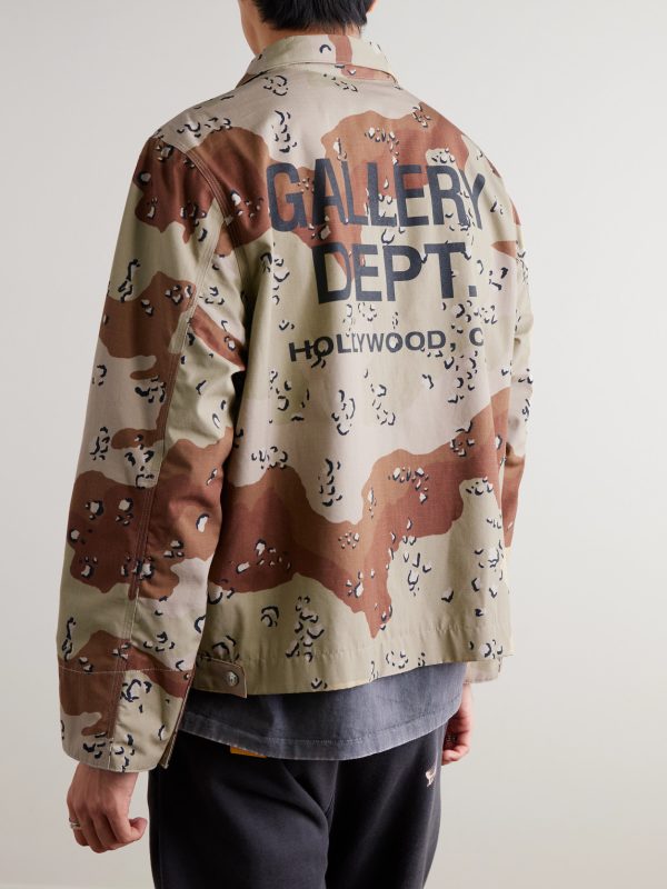 Montecito Camouflage Logo-Print Cotton-Ripstop Jacket - BK Montecito Camouflage Logo-Print Cotton-Ripstop Jacket - BK