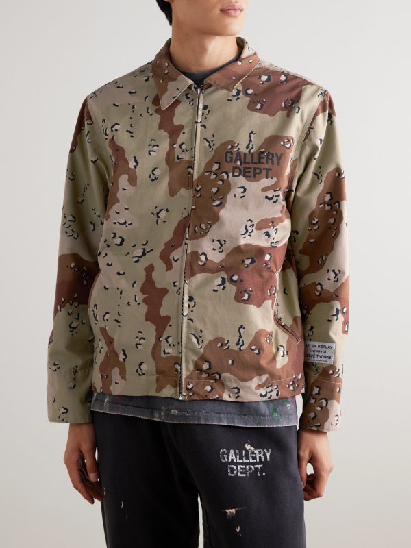 Montecito Camouflage Logo-Print Cotton-Ripstop Jacket - FR Montecito Camouflage Logo-Print Cotton-Ripstop Jacket - FR