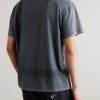 Logo-Print Paint-Splattered Cotton-Jersey T-Shirt - BK