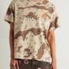 Logo-Print Camouflage-Print Cotton-Jersey T-Shirt - FR Logo-Print Camouflage-Print Cotton-Jersey T-Shirt - FR