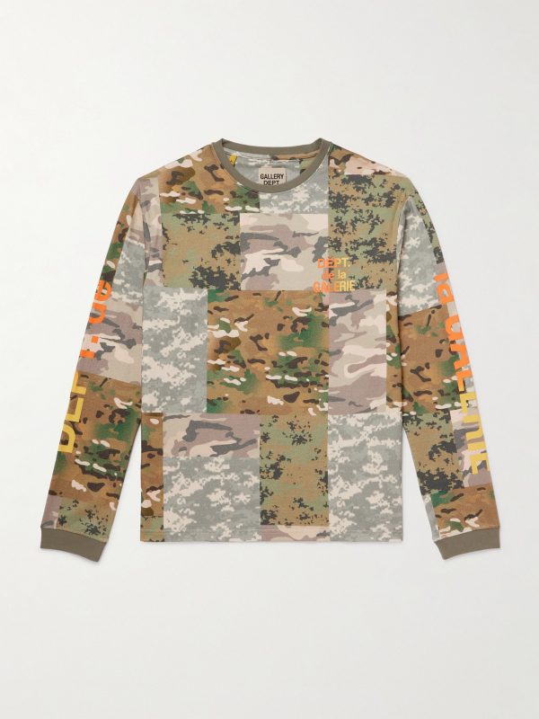 Camouflage-Print Cotton-Jersey T-shirt Camouflage-Print Cotton-Jersey T-shirt