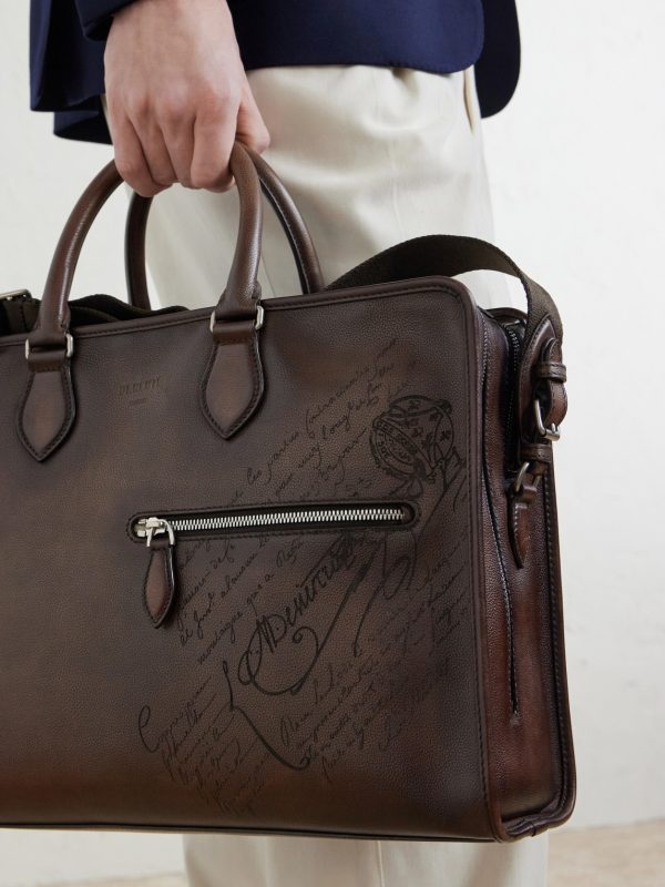 2 Jours Neo Venezia Leather Briefcase - E2 2 Jours Neo Venezia Leather Briefcase - E2