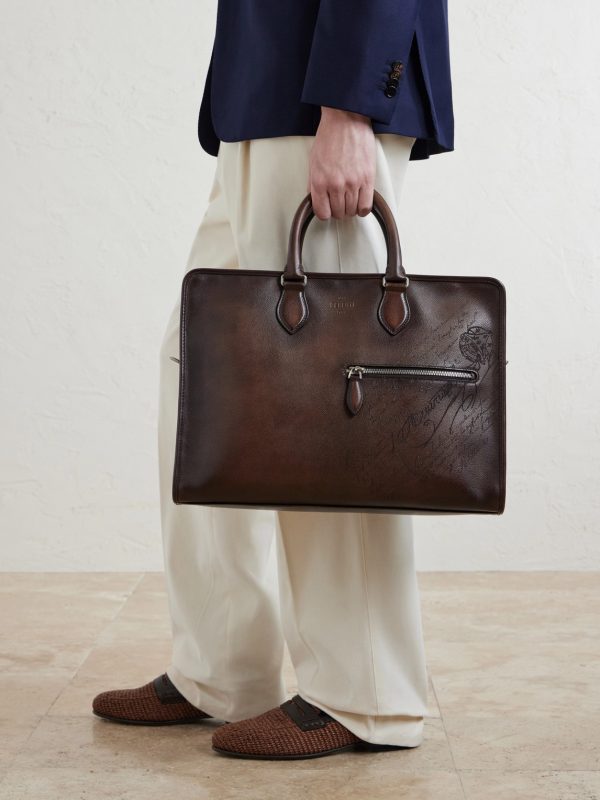 2 Jours Neo Venezia Leather Briefcase - OU 2 Jours Neo Venezia Leather Briefcase - OU