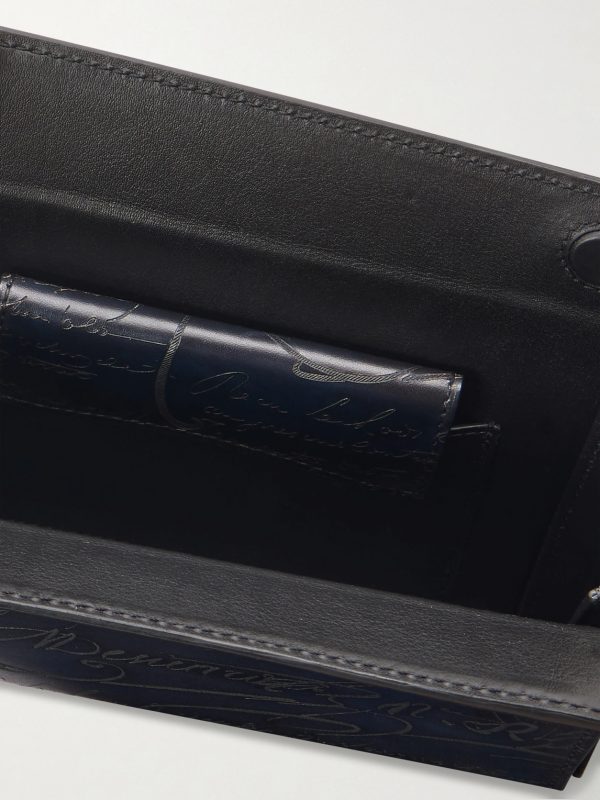 Jour de Poche Scritto Venezia Leather Messenger Bag - E1 Jour de Poche Scritto Venezia Leather Messenger Bag - E1