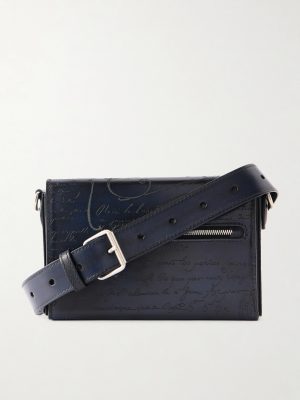 Jour de Poche Scritto Venezia Leather Messenger Bag