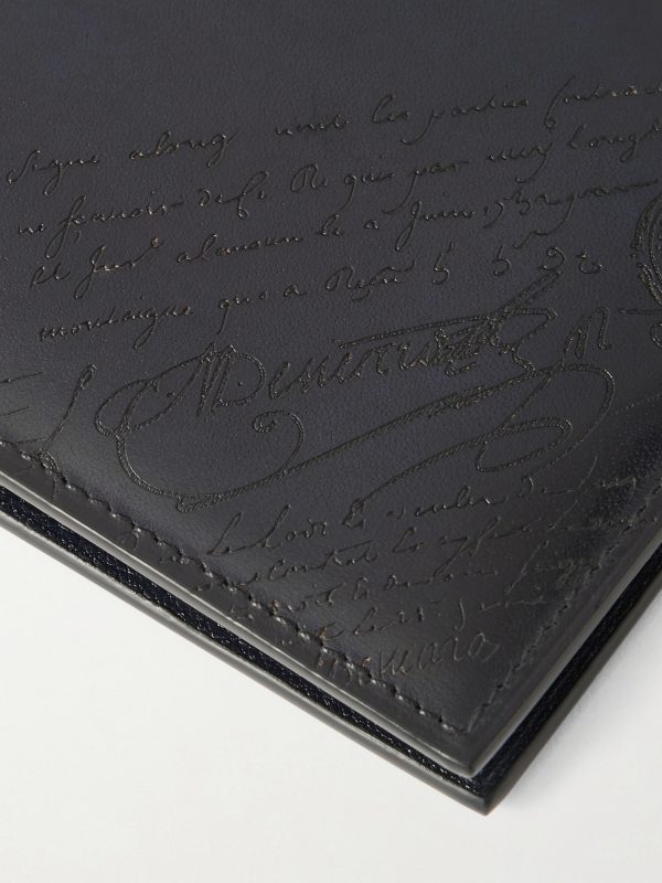 Makore Slim Scritto Venezia Leather Billfold Wallet - CU