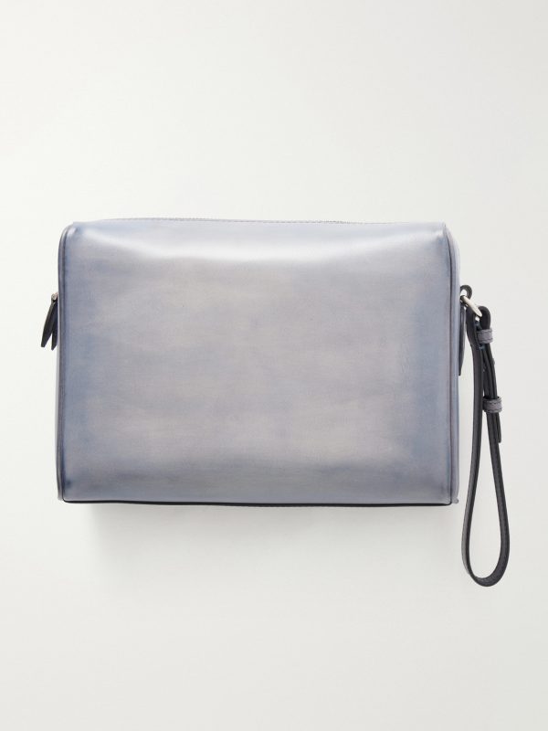 Rosewood Neo Scritto Venezia Leather Pouch - BK Rosewood Neo Scritto Venezia Leather Pouch - BK