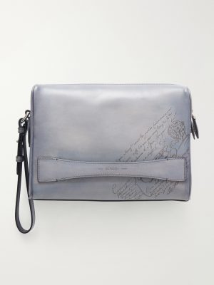 Rosewood Neo Scritto Venezia Leather Pouch