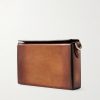Jour de Poche Venezia Leather Messenger Bag - BK