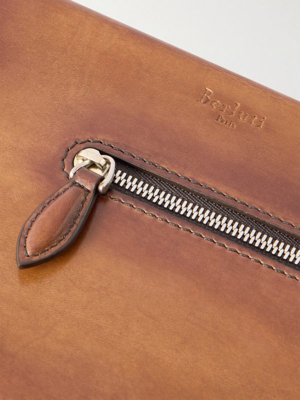 Jour de Poche Venezia Leather Messenger Bag - CU