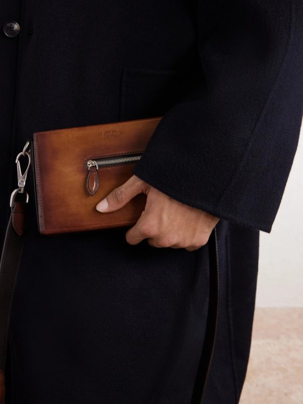 Jour de Poche Venezia Leather Messenger Bag - E2