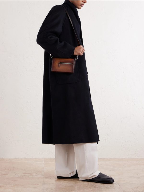 Jour de Poche Venezia Leather Messenger Bag - OU