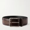 3cm Full-Grain Venezia Softy Leather Belt