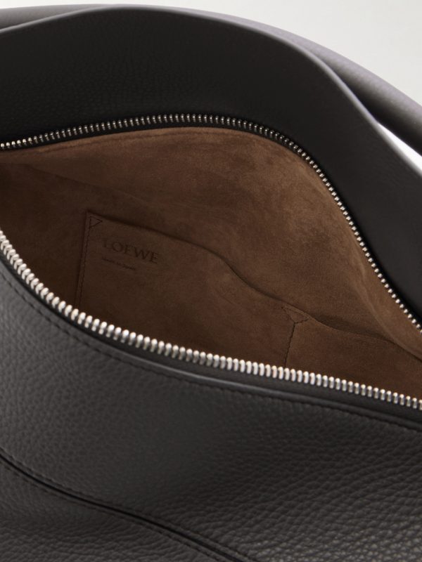 Puzzle Edge Large Logo-Debossed Full-Grain Leather Messenger Bag - E1 Puzzle Edge Large Logo-Debossed Full-Grain Leather Messenger Bag - E1