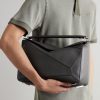 Puzzle Edge Large Logo-Debossed Full-Grain Leather Messenger Bag - OU Puzzle Edge Large Logo-Debossed Full-Grain Leather Messenger Bag - OU