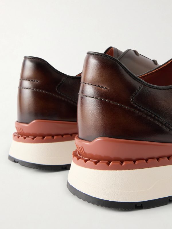 Fast Track Full-Grain Venezia Softy Leather Sneakers - CU