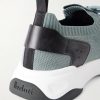 Shadow Leather-Trimmed Stretch-Knit Sneakers - CU