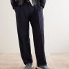 Shadow Leather-Trimmed Stretch-Knit Sneakers - OU
