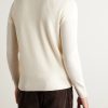 Incotex Zanone Slim-Fit Ribbed Virgin Wool Henley Sweater - BK