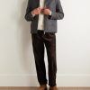 Incotex Zanone Slim-Fit Ribbed Virgin Wool Henley Sweater - OU