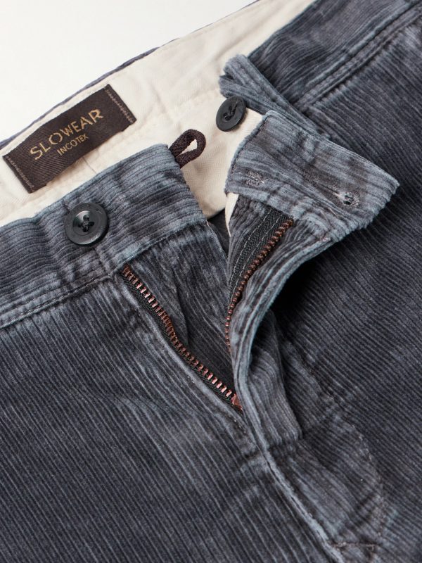 Incotex Slim-Fit Cotton-Blend Corduroy Trousers - E1 Incotex Slim-Fit Cotton-Blend Corduroy Trousers - E1