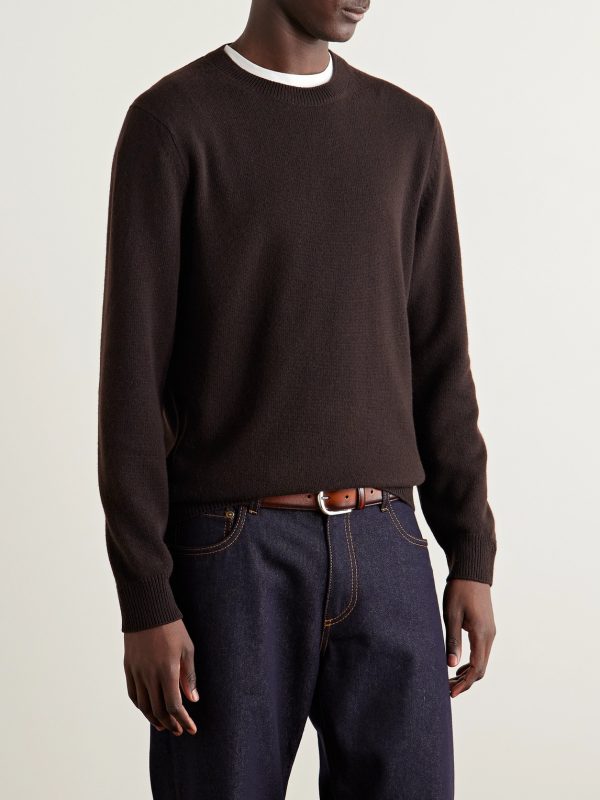 Incotex Zanone Virgin Wool and Cashmere-Blend Sweater - FR