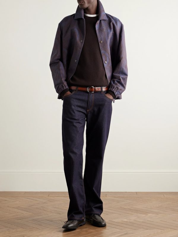 Incotex Zanone Virgin Wool and Cashmere-Blend Sweater - OU