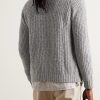 Incotex Zanone Ribbed Wool Cardigan - BK Incotex Zanone Ribbed Wool Cardigan - BK