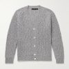 Incotex Zanone Ribbed Wool Cardigan Incotex Zanone Ribbed Wool Cardigan