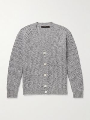Incotex Zanone Ribbed Wool Cardigan Incotex Zanone Ribbed Wool Cardigan