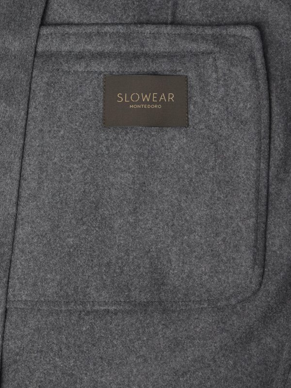 Incotex Montedoro Brushed Wool-Blend Coat - E1