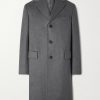 Incotex Montedoro Brushed Wool-Blend Coat