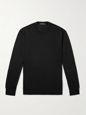 Incotex Zanone Cashmere and Silk-Blend Sweater