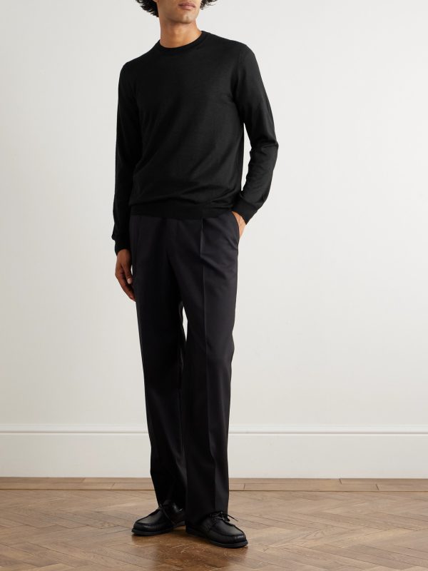 Incotex Zanone Cashmere and Silk-Blend Sweater - OU