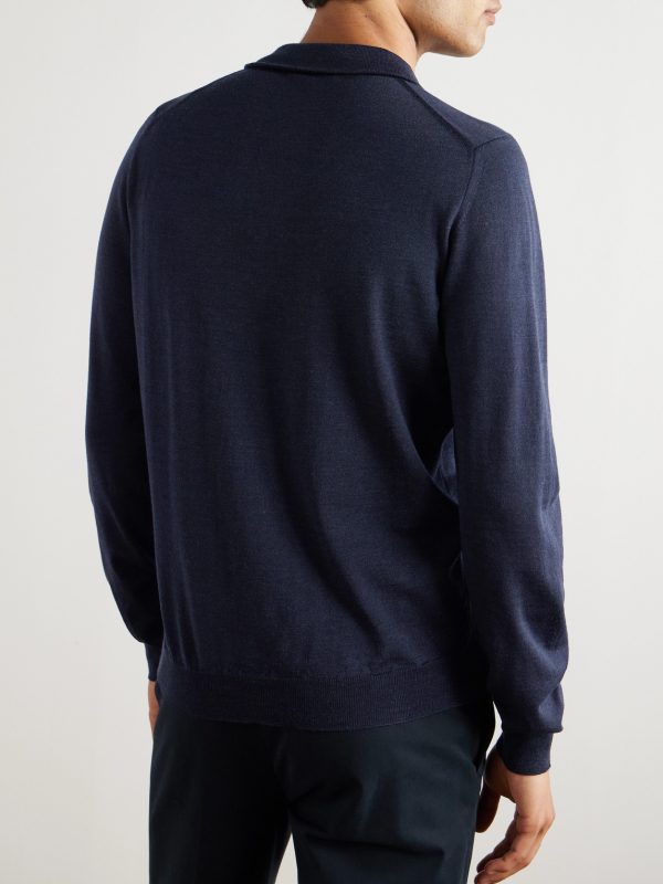 Incotex Zanone Flexwool Half-Zip Sweater - BK Incotex Zanone Flexwool Half-Zip Sweater - BK