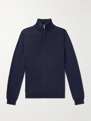 Incotex Zanone Flexwool Half-Zip Sweater Incotex Zanone Flexwool Half-Zip Sweater