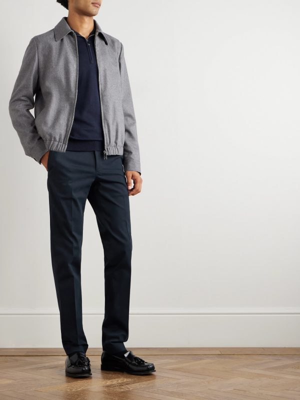 Incotex Zanone Flexwool Half-Zip Sweater - OU Incotex Zanone Flexwool Half-Zip Sweater - OU